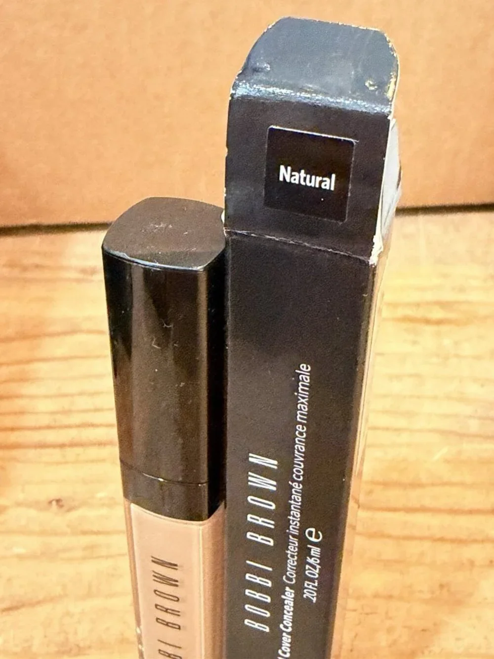 Bobbi Brown Natural Instant Full Cover Concealer New W/ Box